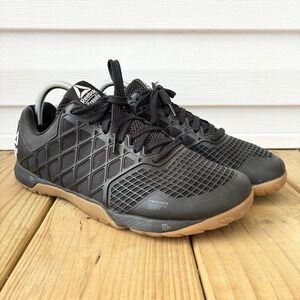 Reebok CrossFit Nano 4.0 Training Shoes Sneakers Black Gum Sole Mens 8.5